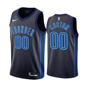 Dres Oklahoma City Thunder Prilagođeni Nike 2022-23 City Edition Crno Swingman